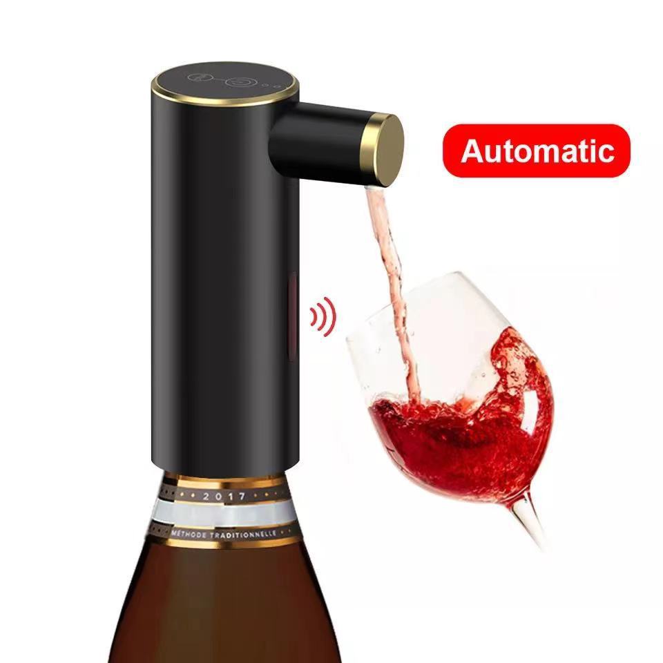 Elektrische Wijndecanter, Wijnschenktuit Dispenser Eén aanraking, Automatische Pomp Oplaadbare Likeur Draagbare Wijnkaraf Gift Wijnliefhebbers Elektrische Wijndecanter, Wijnschenktuit Dispenser Eén aanraking, Automatische Pomp Oplaadbare Likeur Draagbare Wijnkaraf Gift Wijnliefhebbers